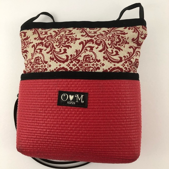O Loves M Aspen Handbags - O Loves M Aspen Crossbody Bag Purse Red Womens Zip Closure